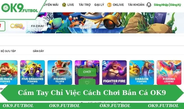 Bắn Cá OK9 2 Trải nghiệm săn cá lớn - nhận quà liền tay