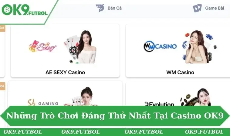 Casino OK9 2 Bàn Roulette đỏ đen trong sòng casino
