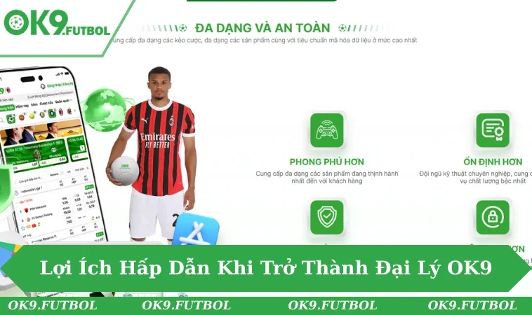 Đại Lý OK9 2 Trở thành đại lý giúp gia tăng thu nhập và nâng cao kỹ năng kinh doanh.
