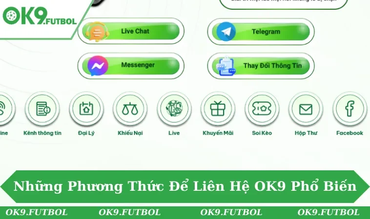 Liên Hệ OK9 2 Tổng hợp những phương thức kết nối đội ngũ CSKH