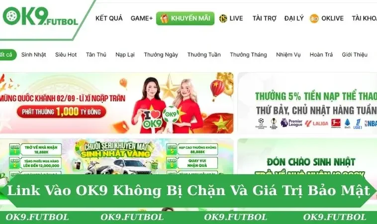 Link  vào OK9 truy cập nhanh nhất